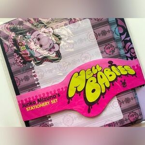 VTG Juno Mizuno’s Manga, Hell Babies Kawaii Noir Gothic Doll Stationary Full Set